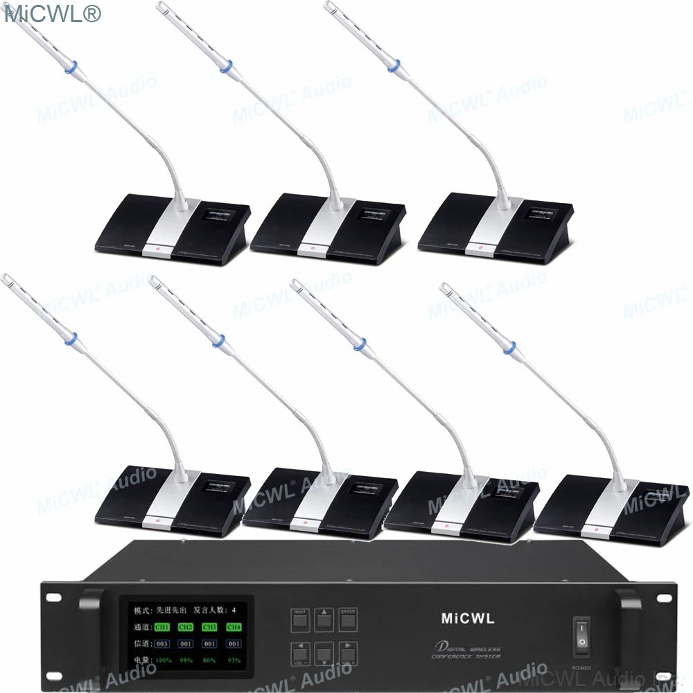 

MXA60 Professional Digital Wireless Microphone Desktop Gooseneck Conference System A10M Series