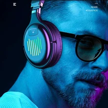 Wireless Bluetooth Headphones with Microphone Gaming Headset Bluetooth 5.0 3D Stereo Foldable LED Light TF Card For Mobile Phone