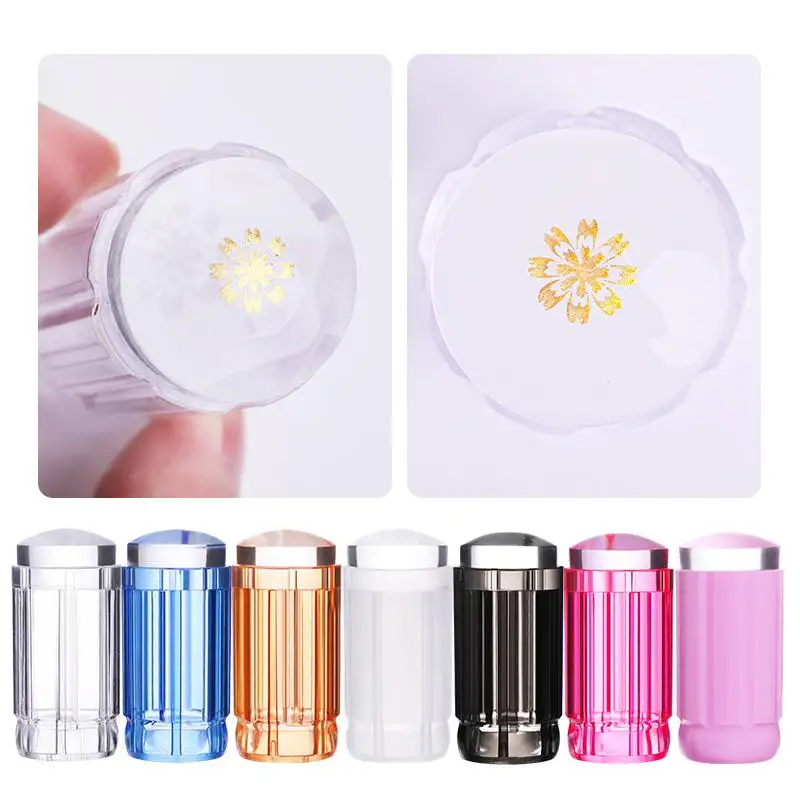 1 шт. шаблоны для дизайна ногтей прозрачные силиконовые пластины стемпинга