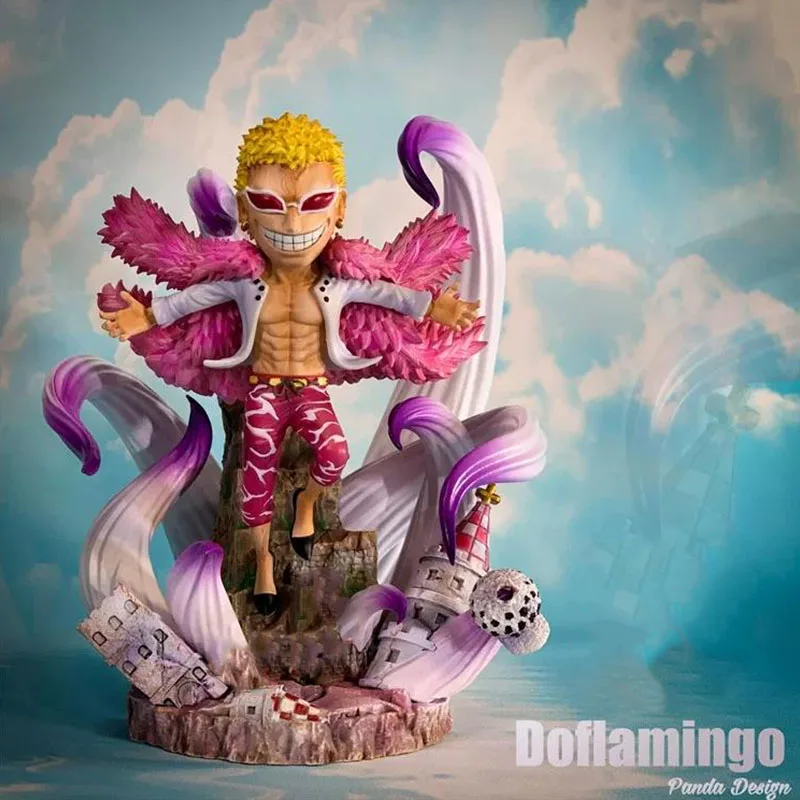 

Doflamingo Donquixote Family‘s Boss Oka Shichibukai Anime OP Figure PVC 14CM Action Figurine Collectible Model Toys New
