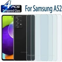 4pcs tempered glass for samsung galaxy a52 a52s 5g screen protector for samsung galaxy a52 a52s 5g screen glass film