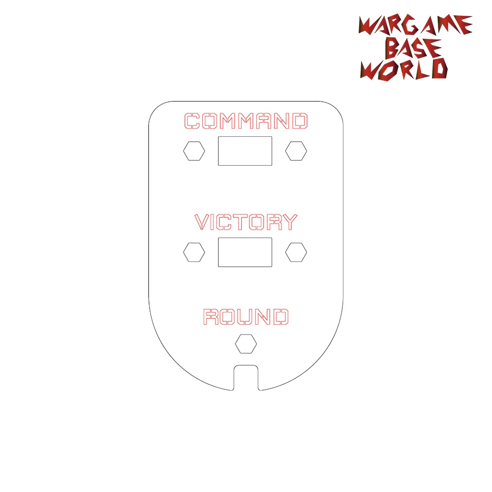 Wargame Base World-RONE счетчик/трекер/циферблат/маркер командные точки-1 комплект