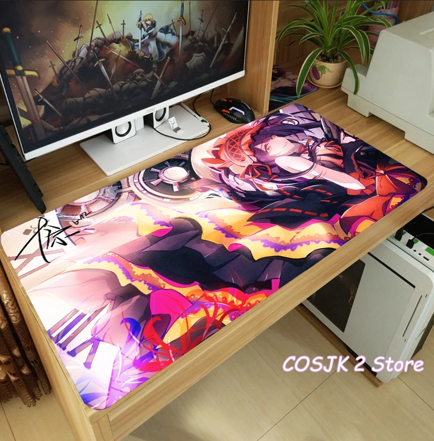 anime date a live tokisaki kurumi izayoi miku mouse pad thicken laptop gaming mice mat table keyboard mat anti slip playmat gift free global shipping