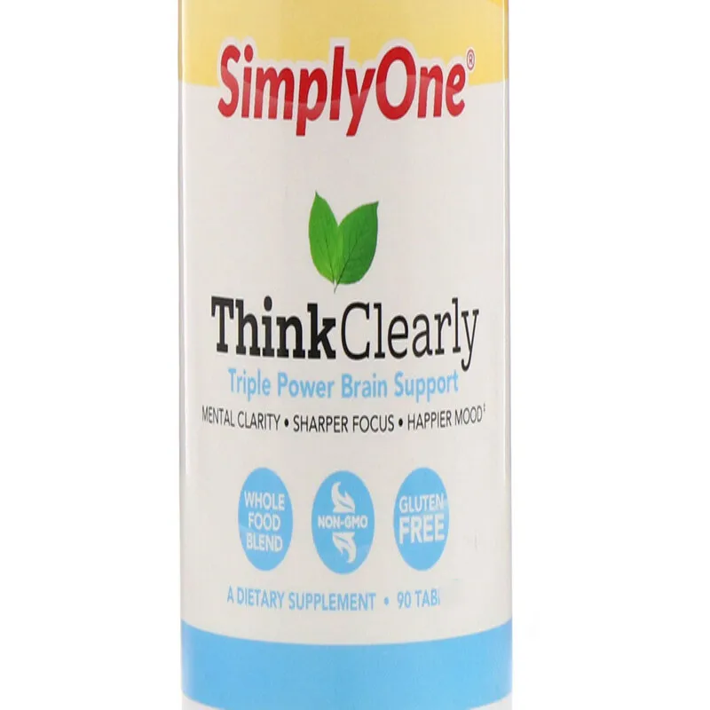 

Clarity - Sharper Focus - Happier SimplyOne, Think Clearly, Triple Power Brain Support, 90 Tab