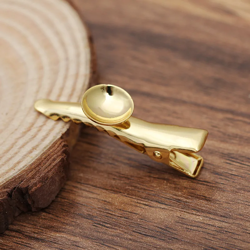 Резиновые заколки-невидимки с кабошоном 10 мм | Украшения и аксессуары