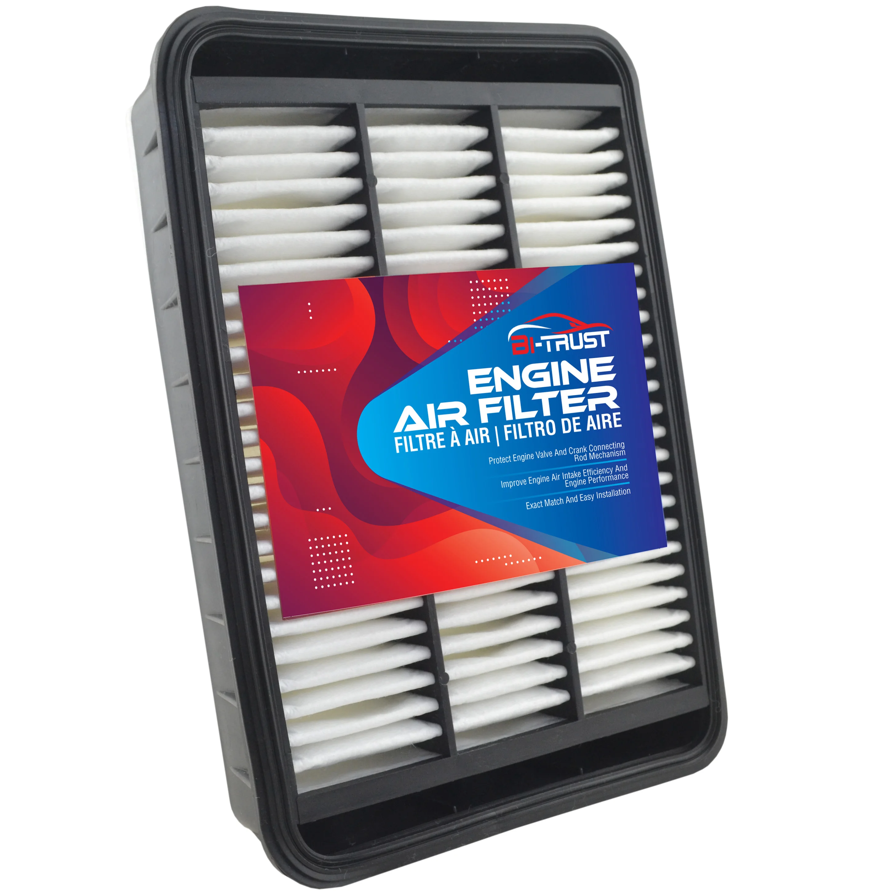 

Bi-Trust Engine Air Filter for Mitsubishi Lancer Outlander Sport RVR CA10497 1500A023