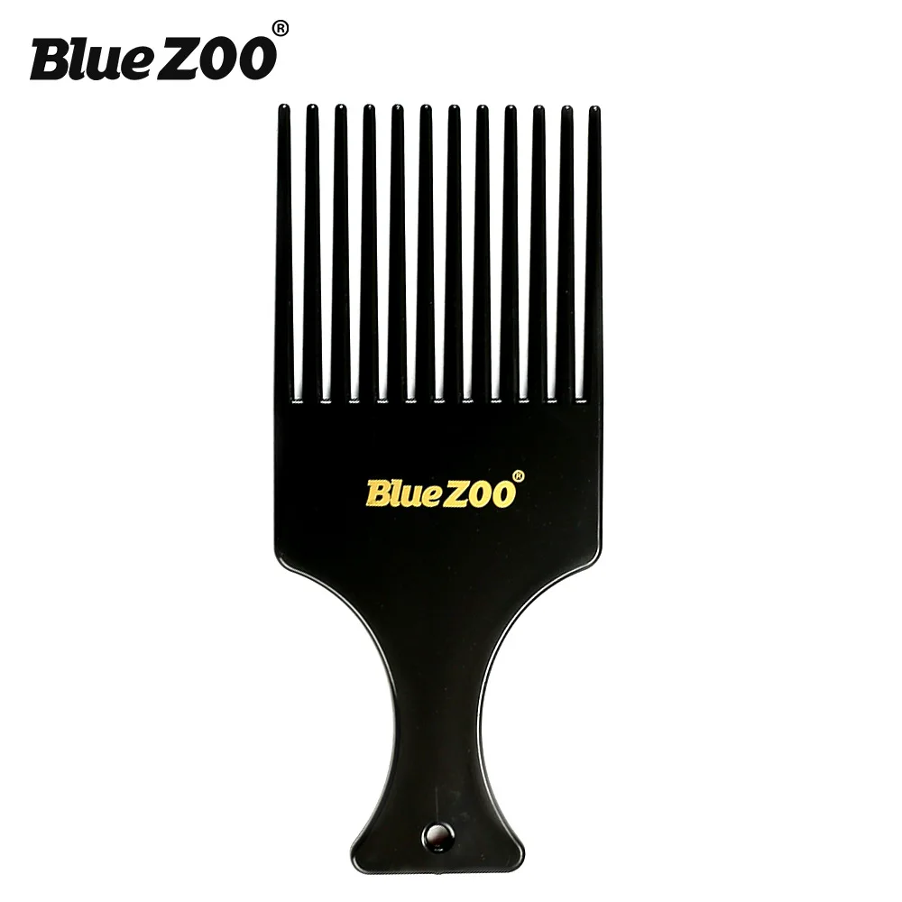 

BlueZOO Black Thin Style Tough Mens Vintage Oil Head Back Mohican Modeling Airplane Wants Hairdressing Comb Gift For Father