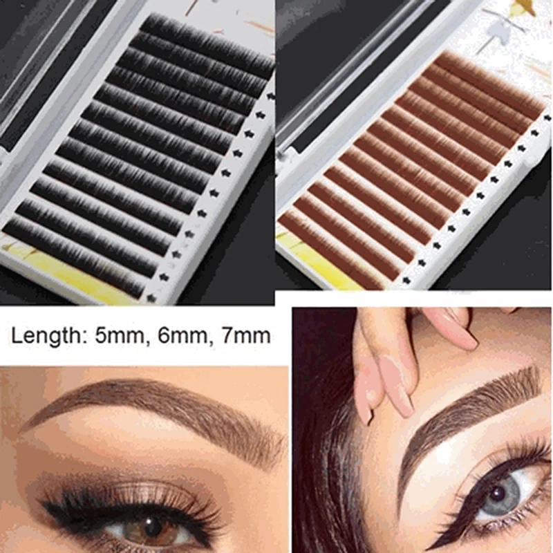 5 мм/6 мм/7 мм накладные ресницы для наращивания завитые норковые Tls | Красота и