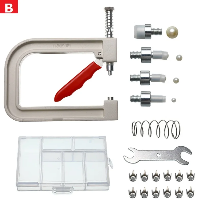 1 компл./лот ручной круглый жемчуг крепления инструмент для шитья из бисера