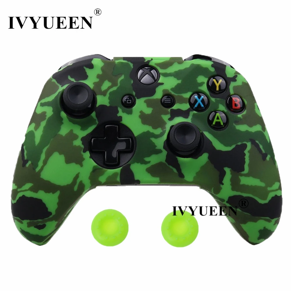 IVYUEEN водопроводная Печать Камуфляж силиконовый чехол для Xbox One X S контроллер защитный чехол с джойстиком ручки