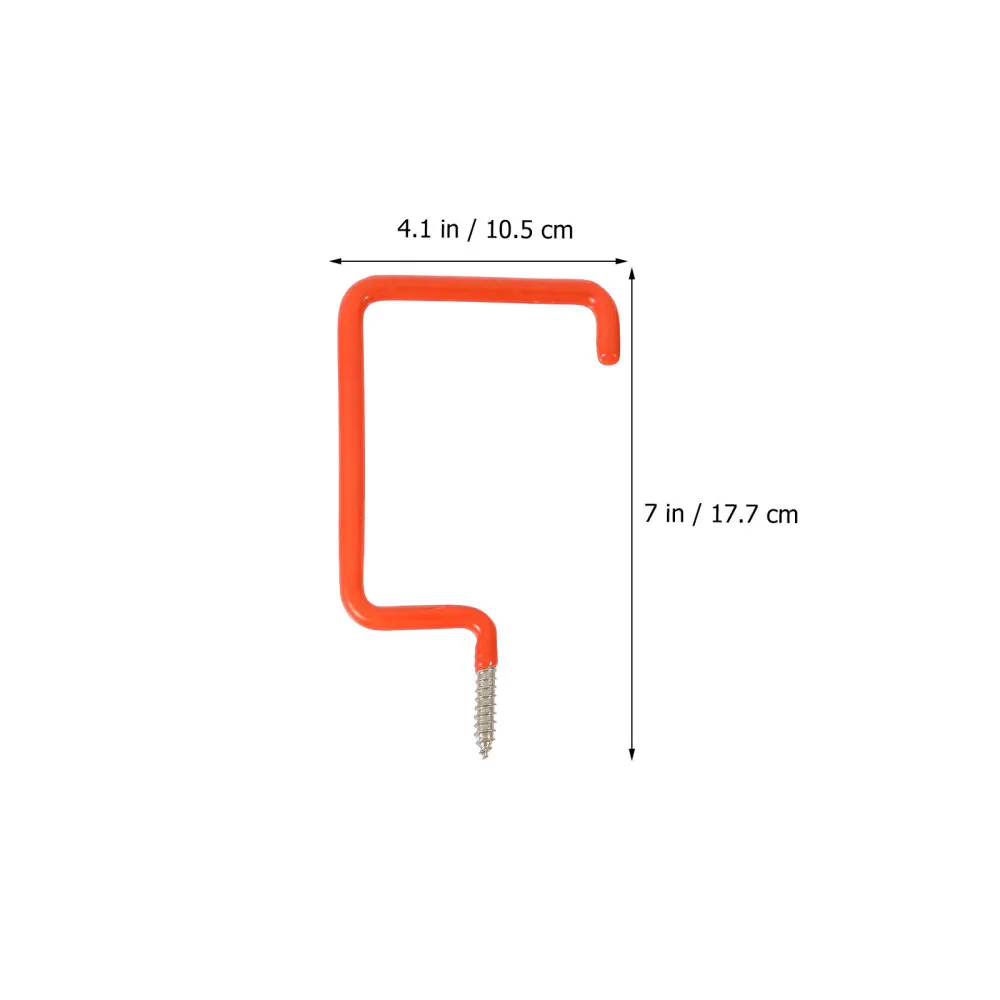 

12Pcs Steel Garage Hooks Durable Tool Hook Heavy-Duty Tool Holder with Screw