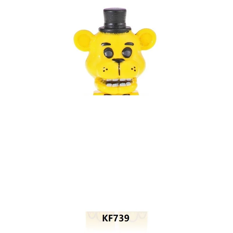 Мини-конструктор пять ночей Atfreddy KF6122 FNAF кошмарный кекс розовый Фокси спинтрафт