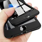 360 Полный Чехол Для Телефона iPhone 7 6 6s 8 Plus 5 5s SE X защитная задняя крышка для iPhone 11 Pro X XS Max XR чехол со стеклом
