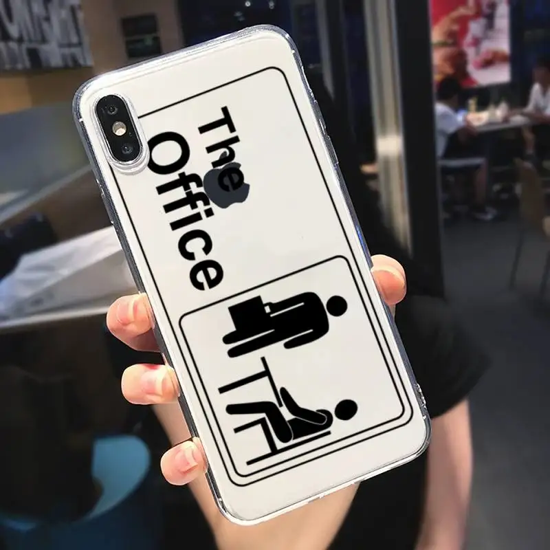 

The Office TV series Phone Case Transparent soft For iphone 5 5s 5c se 6 6s 7 8 11 12 plus mini x xs xr pro max