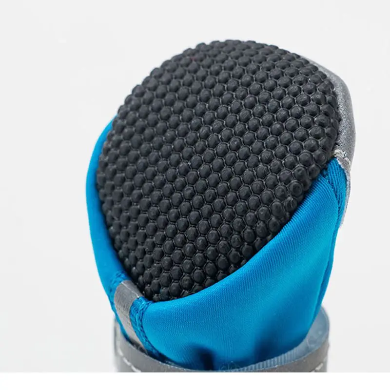 Новинка обувь для собак сандалии маленьких мягкая прогулок голубые товары