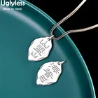 Ювелирные изделия из серебра 925 пробы для пар, 2 шт.