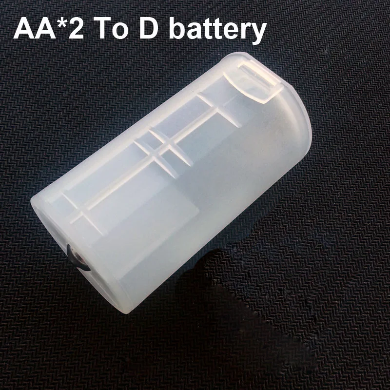 Аккумуляторный преобразователь типа D AA x 2 1 шт. адаптер для батарей держателя