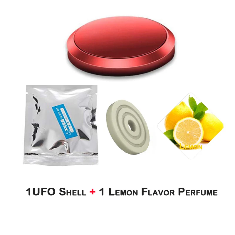 Red Set 1 perfume Мини UFO автомобильный освежитель воздуха автомобильный ароматизатор запаха автомобильный парфюмерный диффузор автомобильный освежитель воздуха автомобильный ароматизатор Carro - Название цвета: Red Set 1 perfume