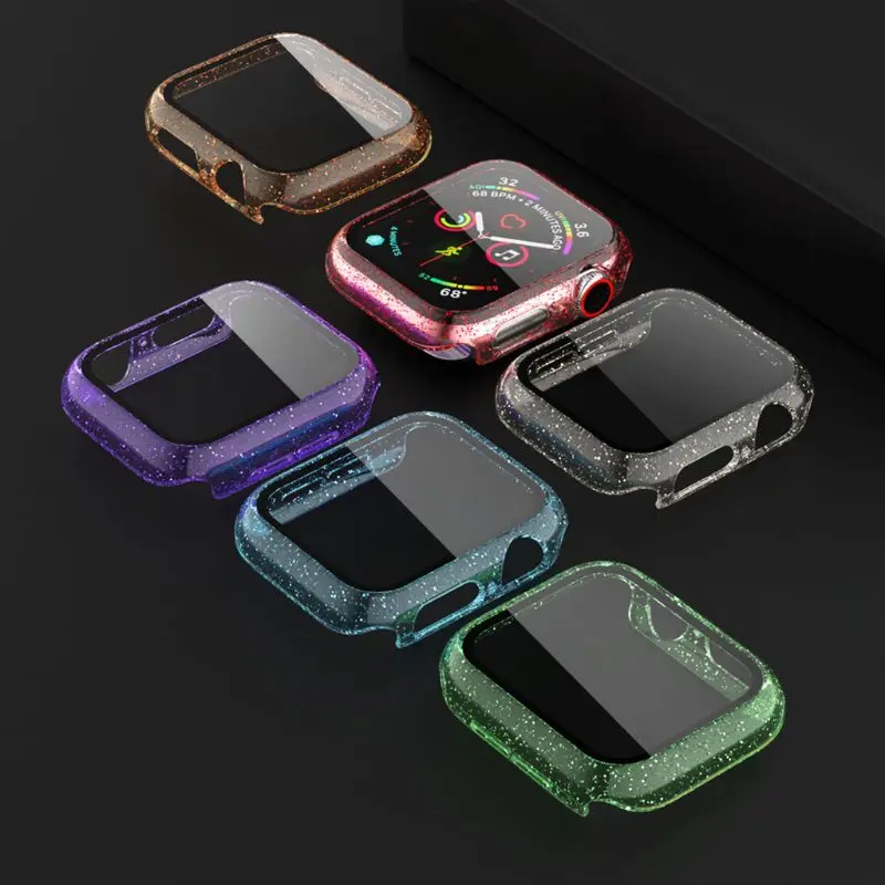 Чехол для часов A-pple Watch 4 5 Band 44 мм 40 I-Watch 3 2 ремешок 42 38 Защитная крышка устойчивый к