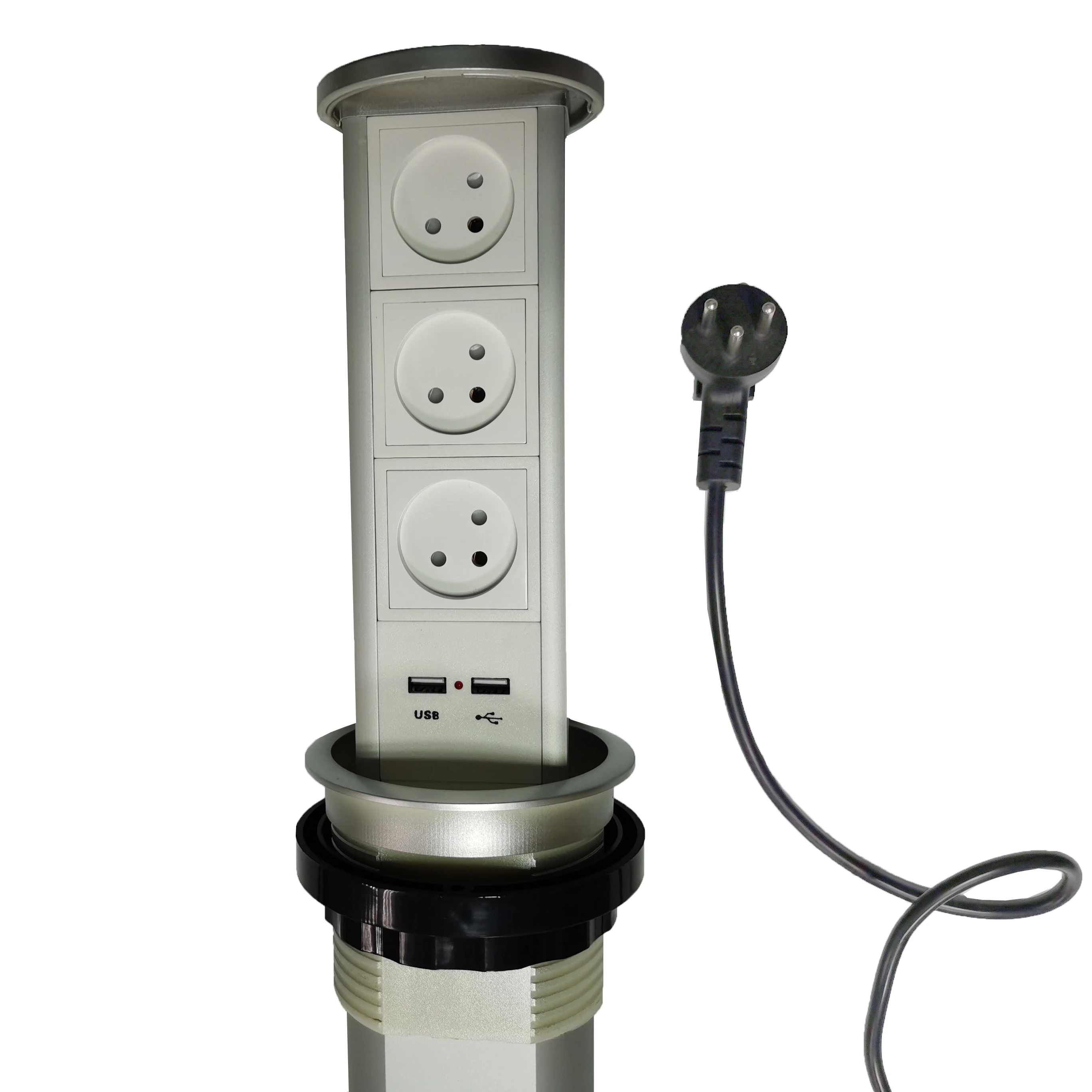 Пневматическая Выдвижная розетка/гнездо из Израиля/настольная розетка скрытая в