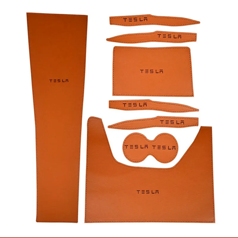 

For Tesla ModelX S Interior Decoration Accessories car door slot storage protection pad Anti-odor Anti-vibration mat