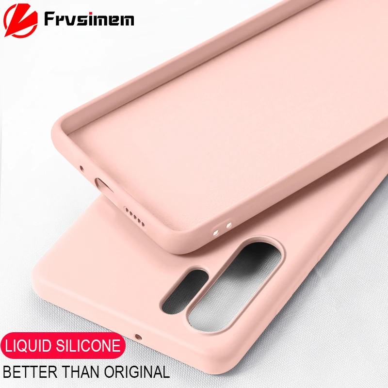 Оригинальный чехол для Huawei P30 P20 P40 Lite Mate 30 20 Pro P Smart Plus Z 2019 Nova 5T 3i 3 7i мягкий жидкий