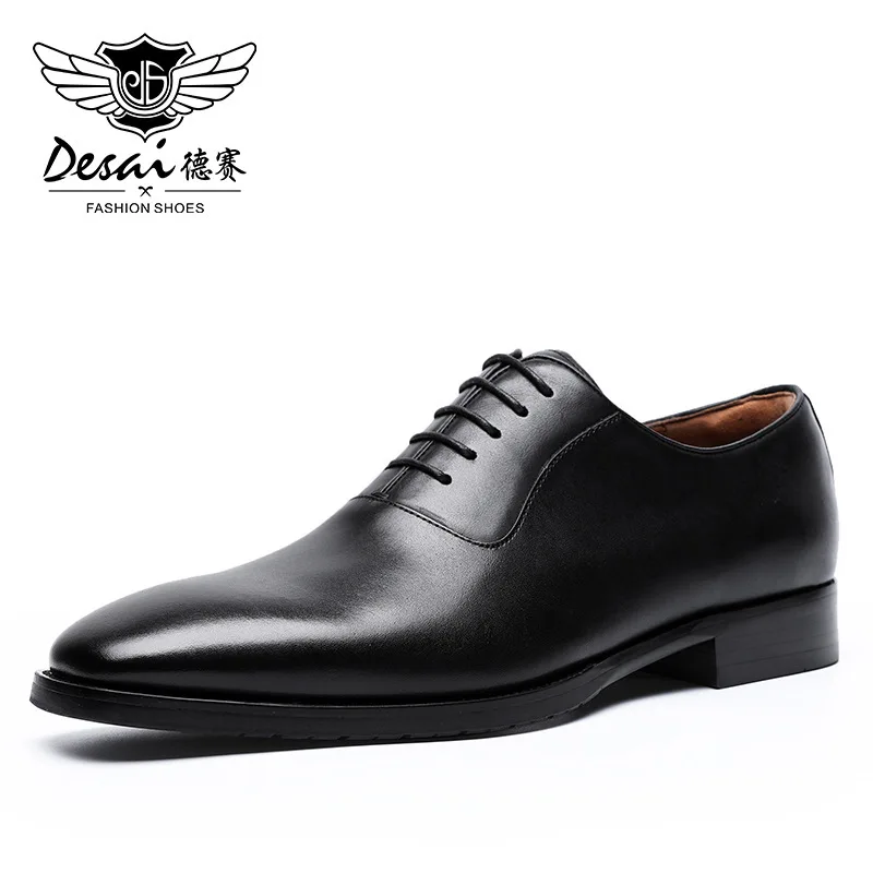 

new leather shoes with business shoes fashionable dress of England men's shoes head layer cowhide elegant shoes by hand