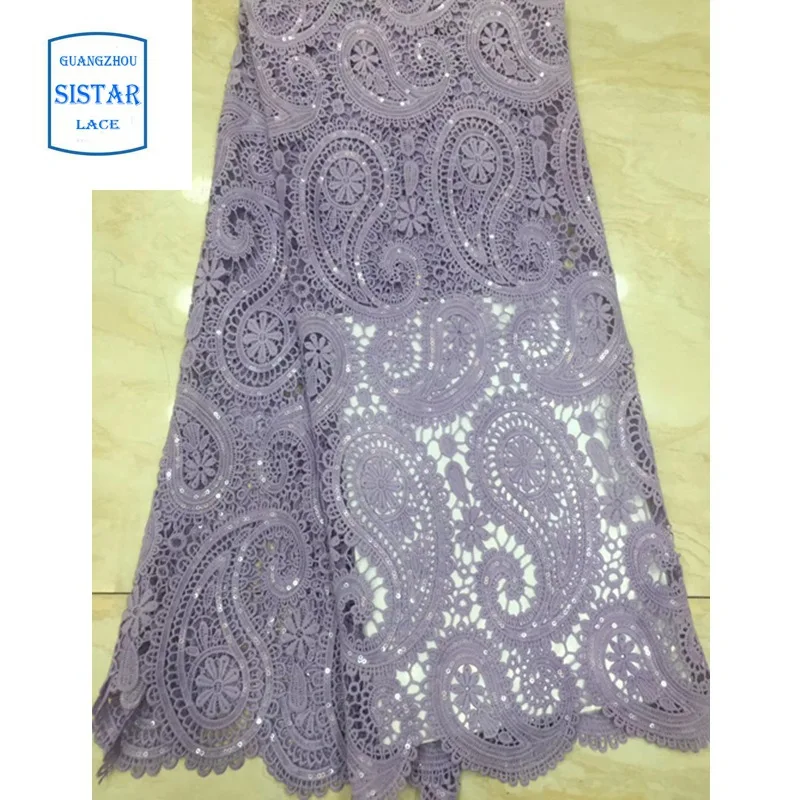 100% Cotton Swiss Voile Lace Nigerian lace fabric 2020 African Fabric With Sequins For Wedding Dress 5 yard | Аксессуары для