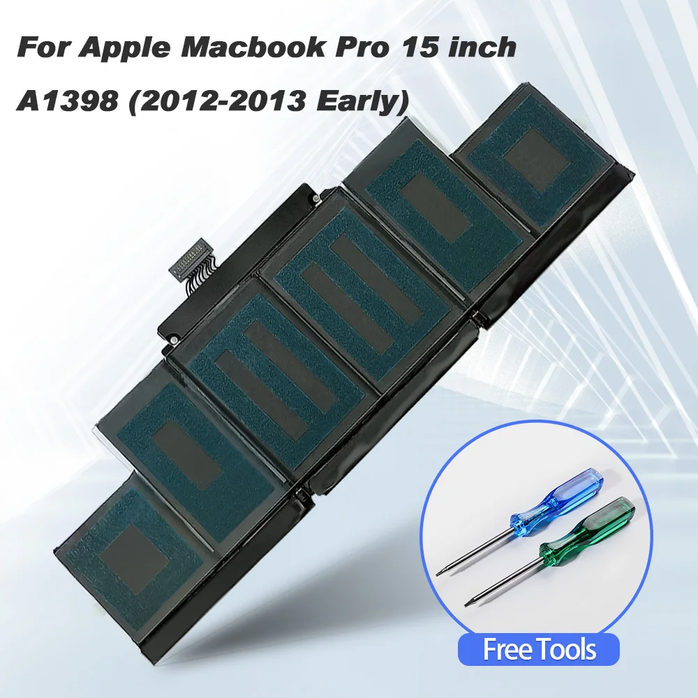 A1417 Аккумулятор для ноутбука Apple Macbook Pro 15 дюймов A1398 (Mid 2012 Ранняя 2013) Retina MC975LL/A MC976LL/A