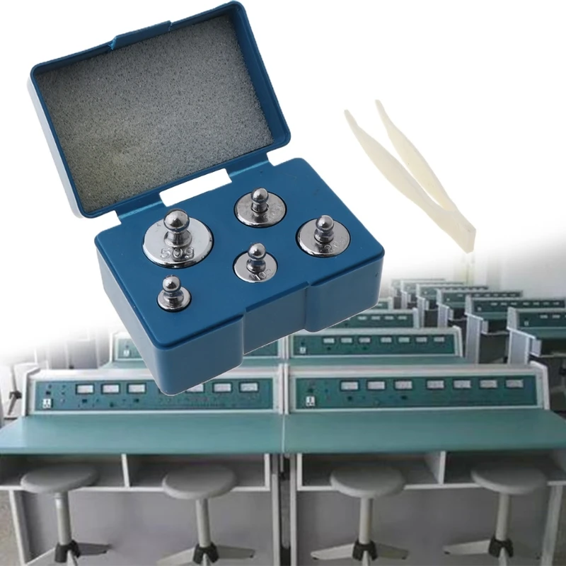 

5Pcs 105 Grams Precision Calibration Scale Weight Digital Set 5g 10g 2x20g 50g