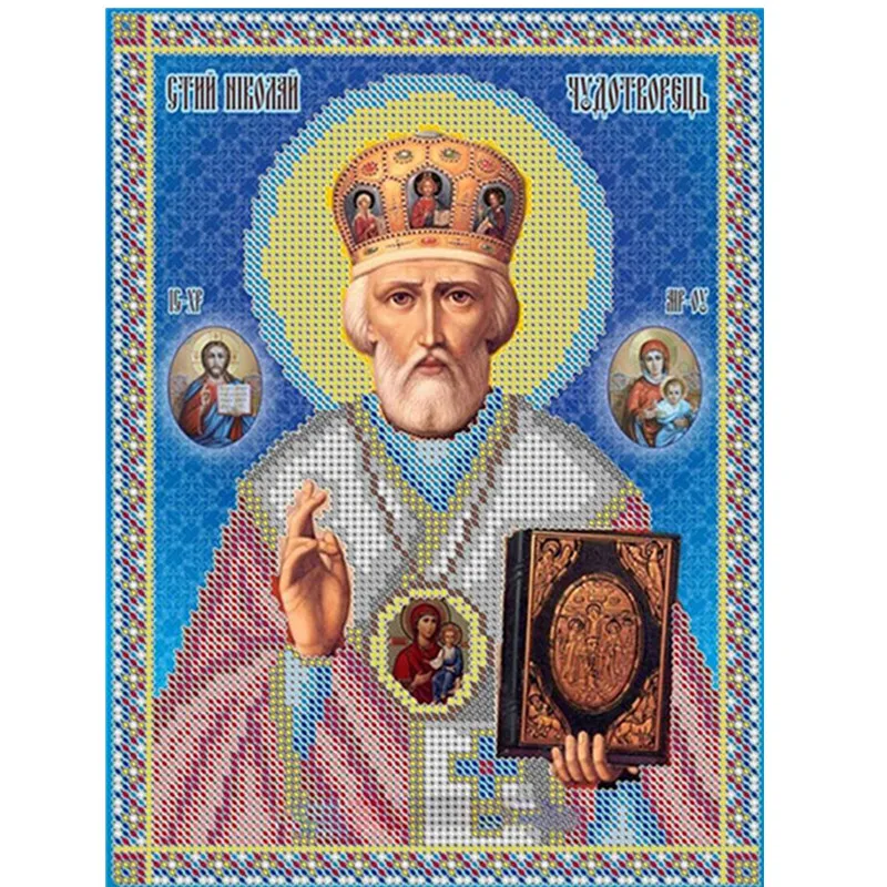 5D алмазная живопись сделай сам вышивка крестиком религия наклейка на стену