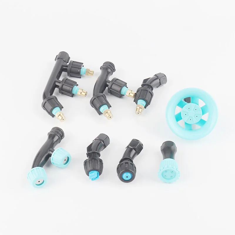 1 шт. синяя утолщенная Распылительная насадка с защитной крышкой Веерообразный