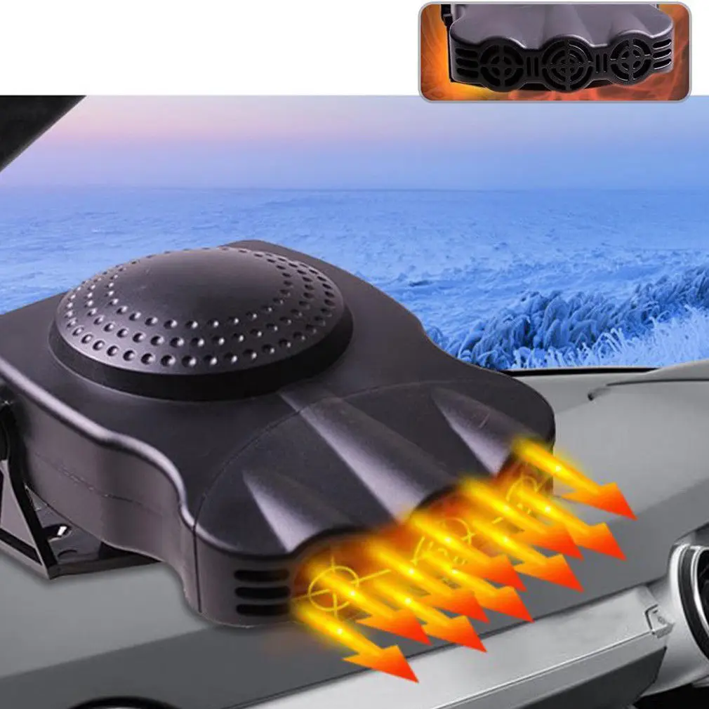 12 В Портативный Автомобильный многофункциональный обогреватель с тремя