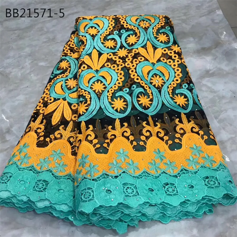 Black and white African Lace Fabric Guipure Cord High Quality Embroidery stones Nigeria party lace | Аксессуары для одежды