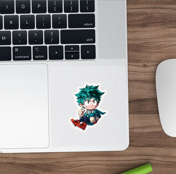 

50pcs/Pack Hot Cartoon Anime My Hero Academia Waterproof Graffiti Stickers For Kids Teens Skateboard Luggage Guitar Laptop Decor