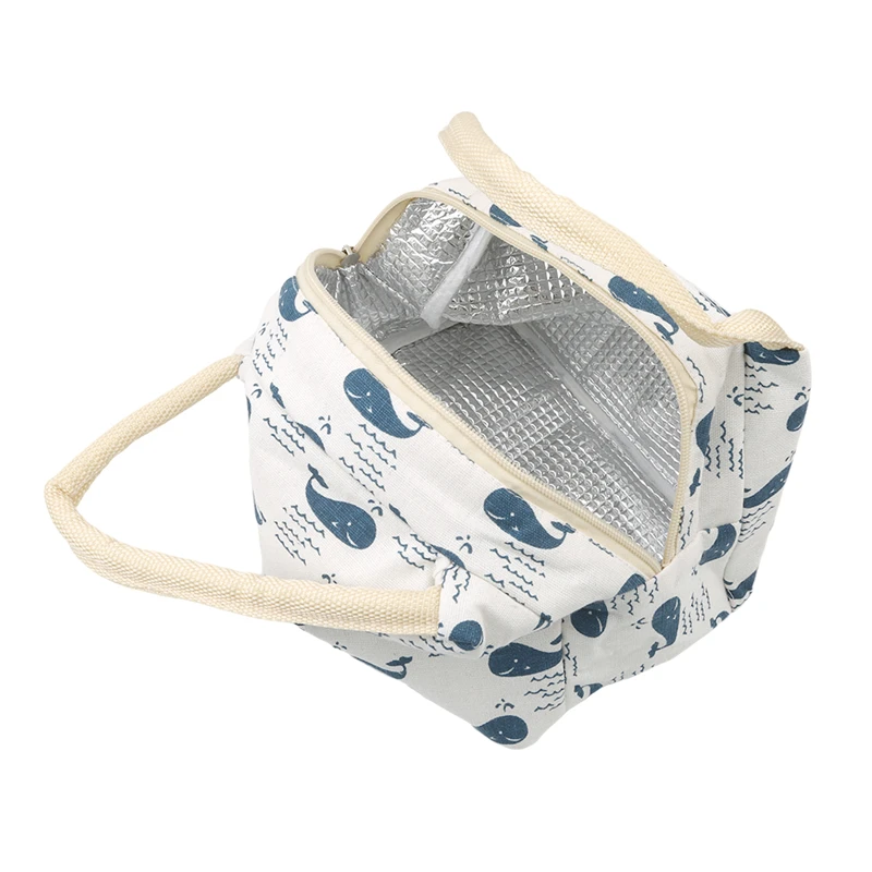 

Lunch Bag Cooler Tote Portable Insulated Box Canvas Thermal Cold Food Container School Picnic For Men Women Kids Travel LunchBox