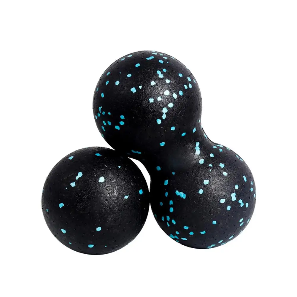 

Double Lacrosse Ball Peanut Shape Self Massage Roller for Myofascial Release Back Foot Neck Spine Shoulder