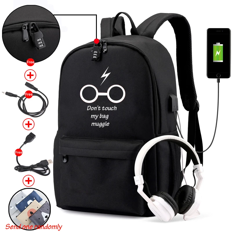 BPZMD светящаяся Сумка Многофункциональная зарядка через usb путешествия холст