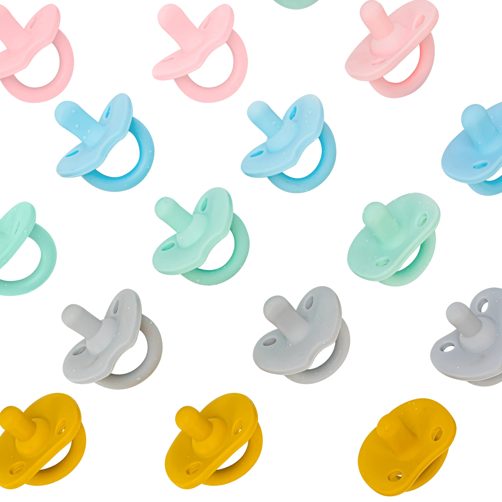 1pc Food Grade Silicone Pacifier Baby Nipple Newborn Dummy Infant Round Soother Teething Toys Care | Мать и ребенок
