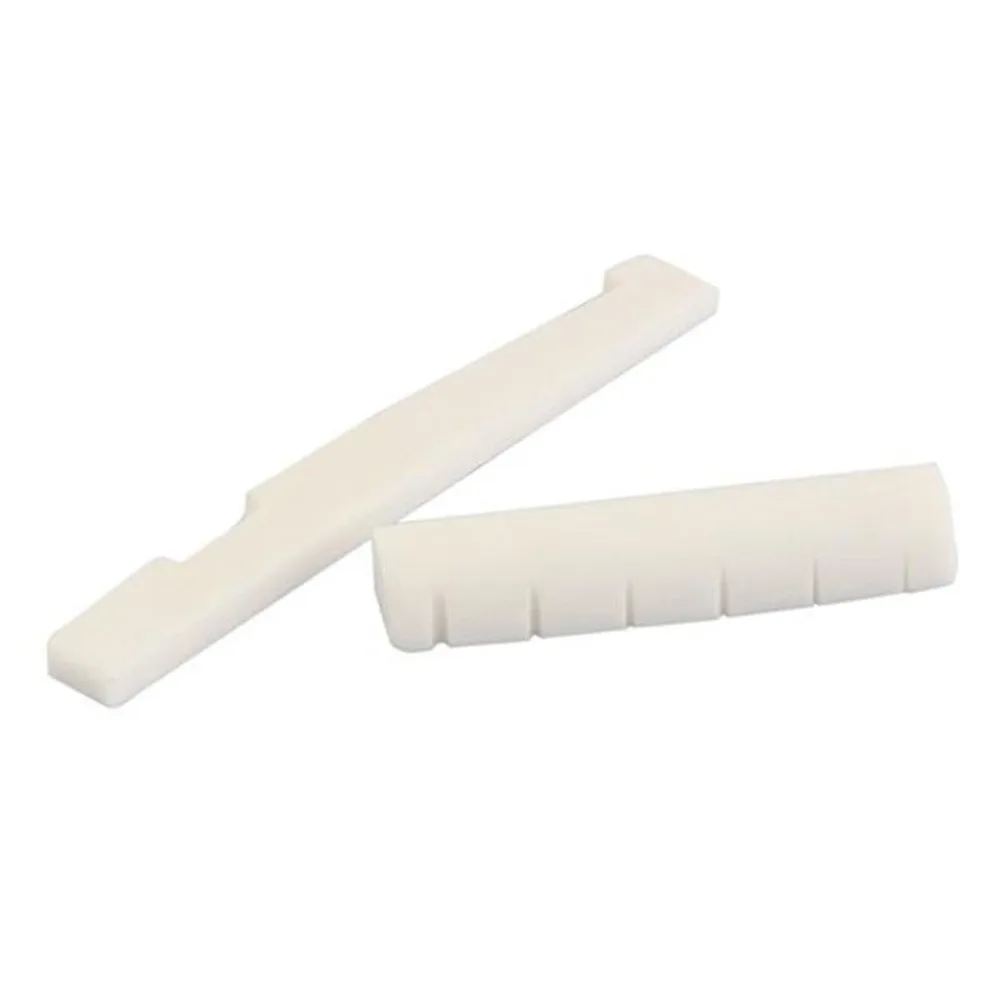 

Guitar Bridge Nut Natural Bone Bridge Saddle Suitable For Acoustic Classical Guitar White Music Stringed Instrument Guitar Parts