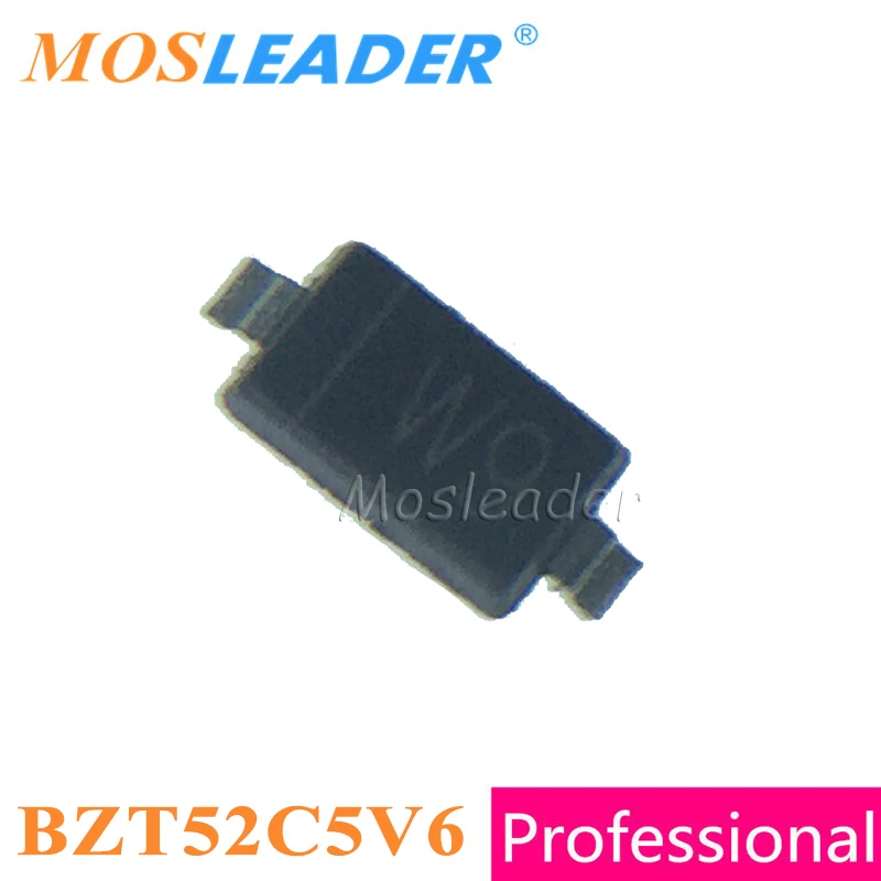 Mosleader 3000 шт. SOD323 SOD123 5V1 5V6 6V2 6V8 5 1 В 6 2 8 в BZT52C5V1 BZT52C5V6 BZT52C6V2 BZT52C6V8 0805 1206 | Электроника