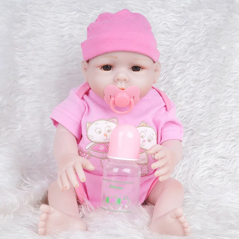 20 дюймов Новорожденные куклы Reborn Baby реалистичные мягкие силиконовые реалистичные куклы ручной работы для малышей игрушки для детей Подарки