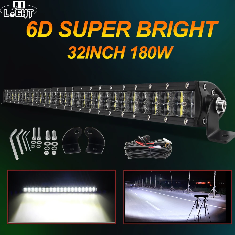 CO LIGHT 6D световая балка 8 &quot14&quot 22 &quot32&quot Светодиодная рабочая лампа