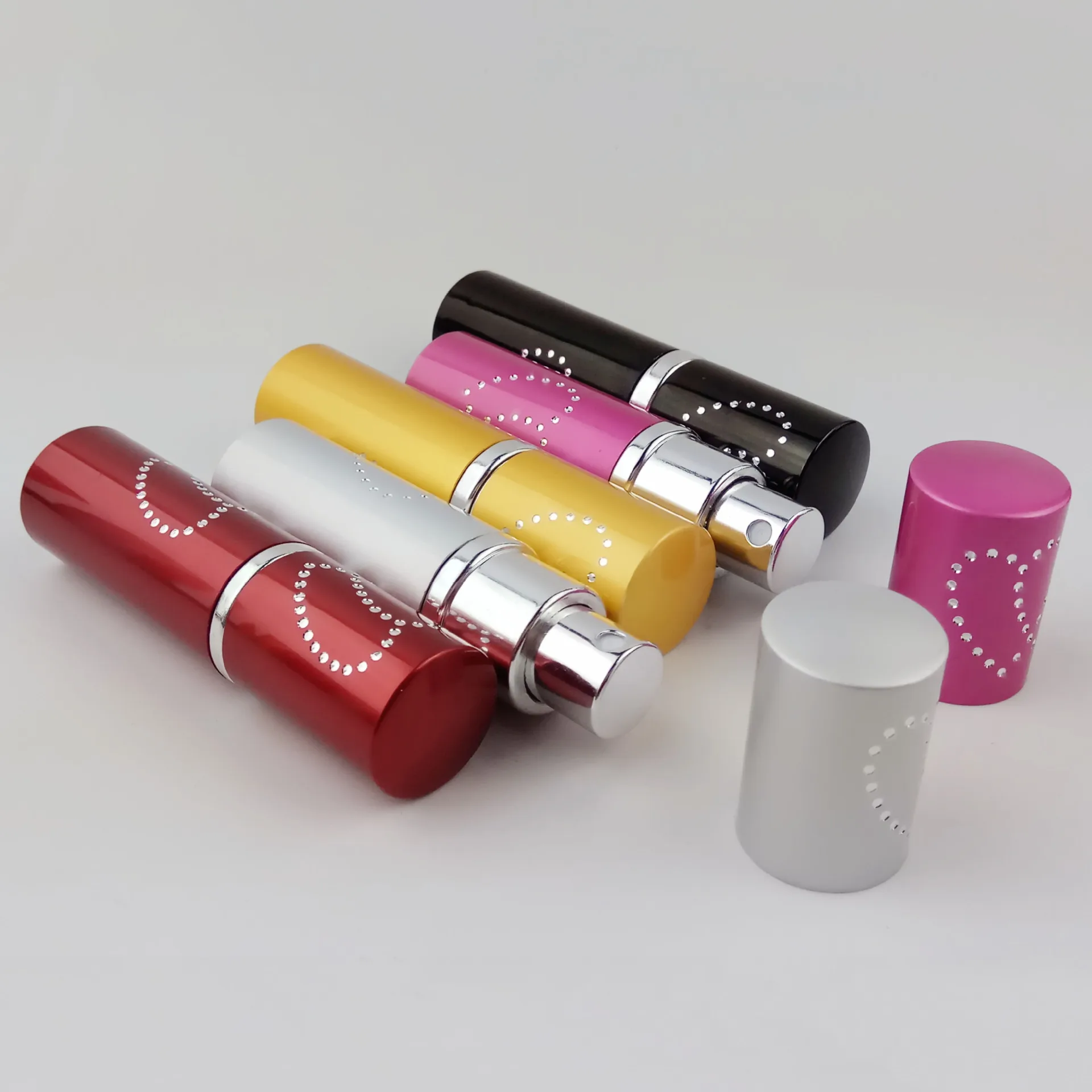 10 мл пустая стеклянная многоразовая карманная портативная мини упаковка для