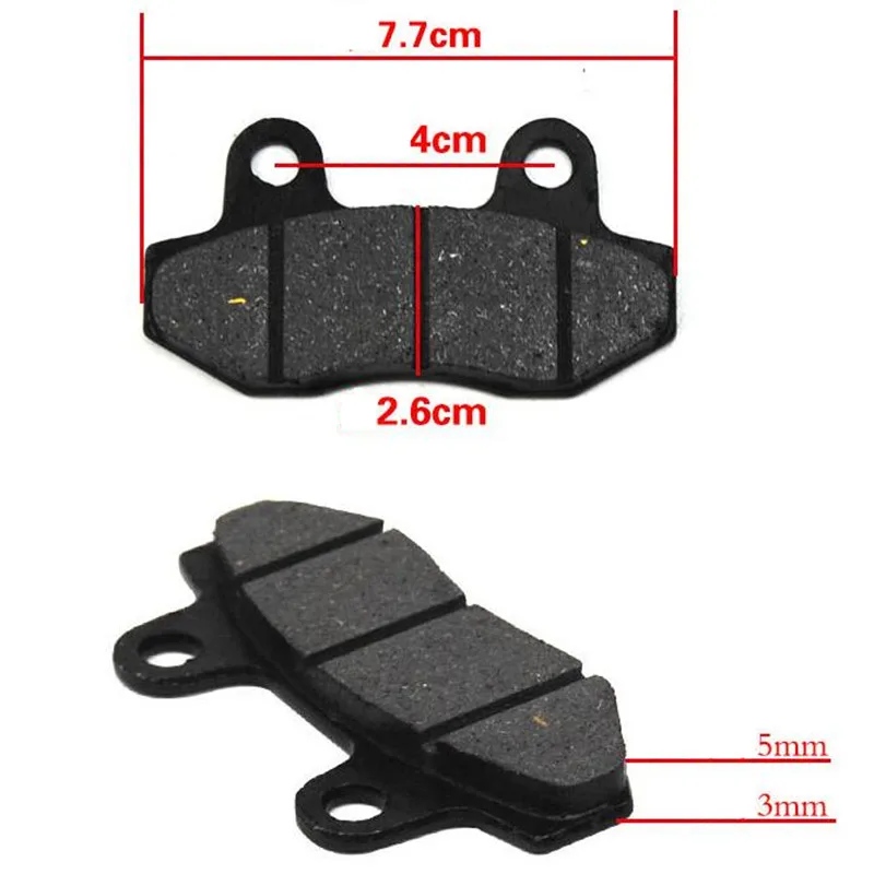 

As Picture 1pair Single Pump and Dual Pump Motorcycle Front Rear Disc Brake Pads Car Brake Disks for Honda