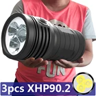 Фонарик XHP90.2, светодиодный, 18650 лм, 3 режима