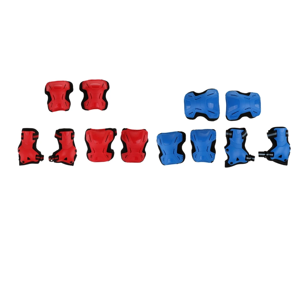 Детский защитный комплект одежды наколенники и налокотники с защитой запястья