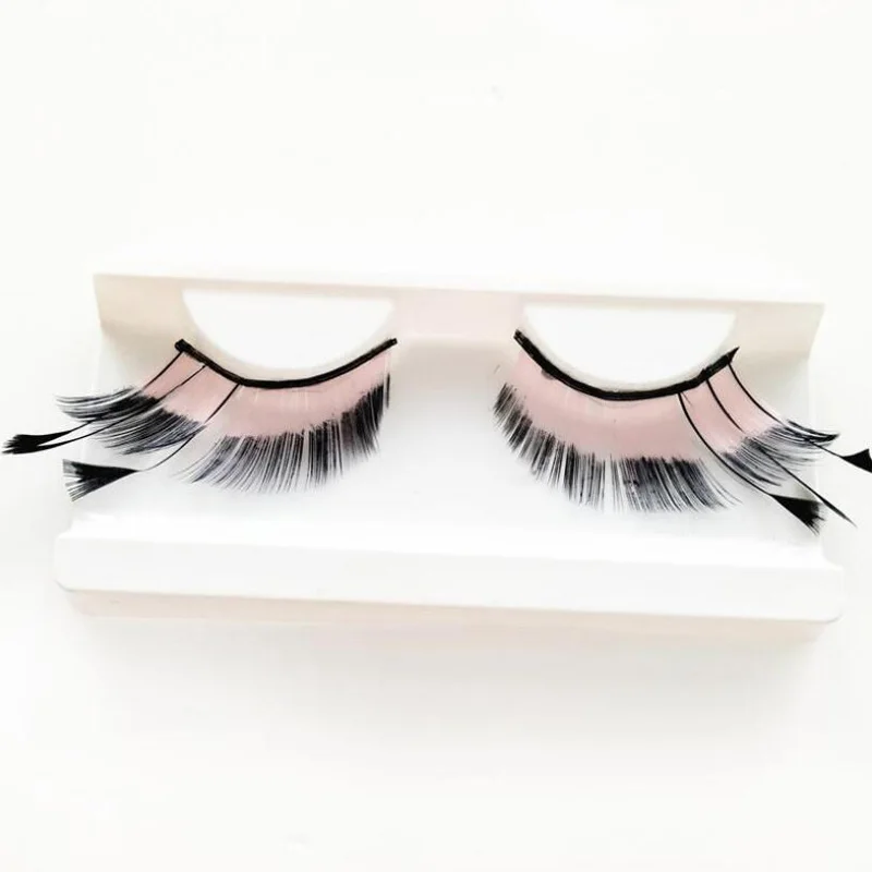 Длинные перьевые ресницы Bittb макияж для вечеринки по случаю Хэллоуина