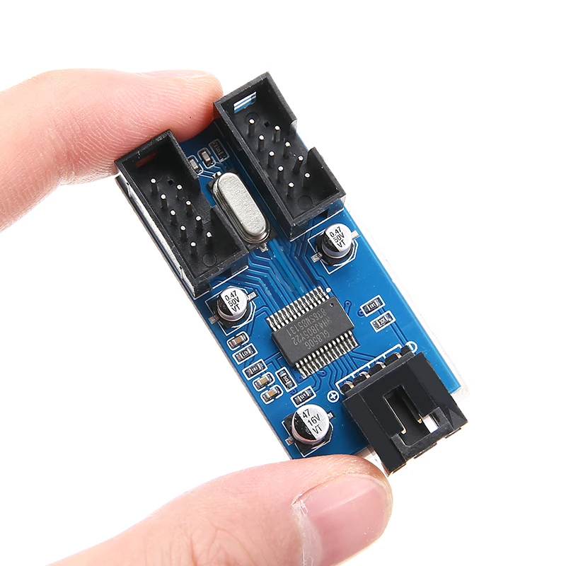 Mayitr 9 Pin 30 см/1 фут USB коннектор папа от 1 до 2 Женский удлинитель кабель материнская