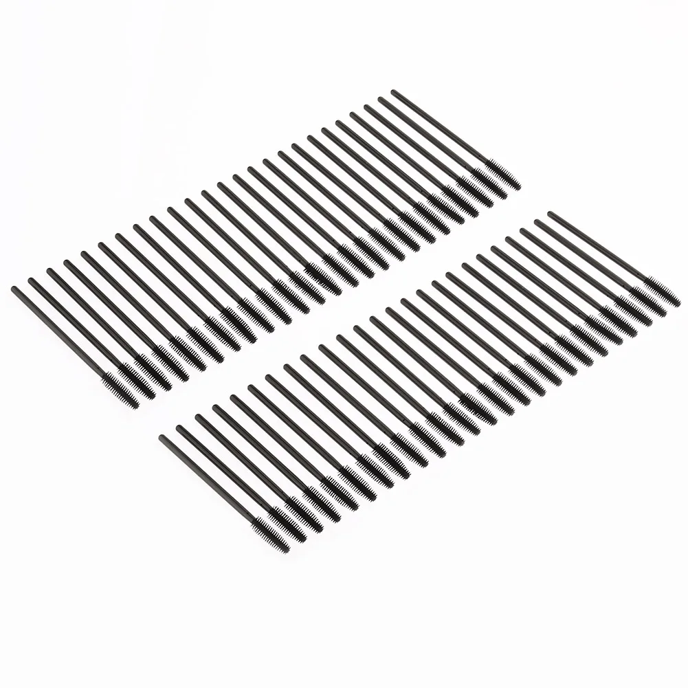 

High Quality 50pcs Disposable Silicone Eyelash Brushes Set Mascara Applicator Eye Makeup Brushes Beauty Tools